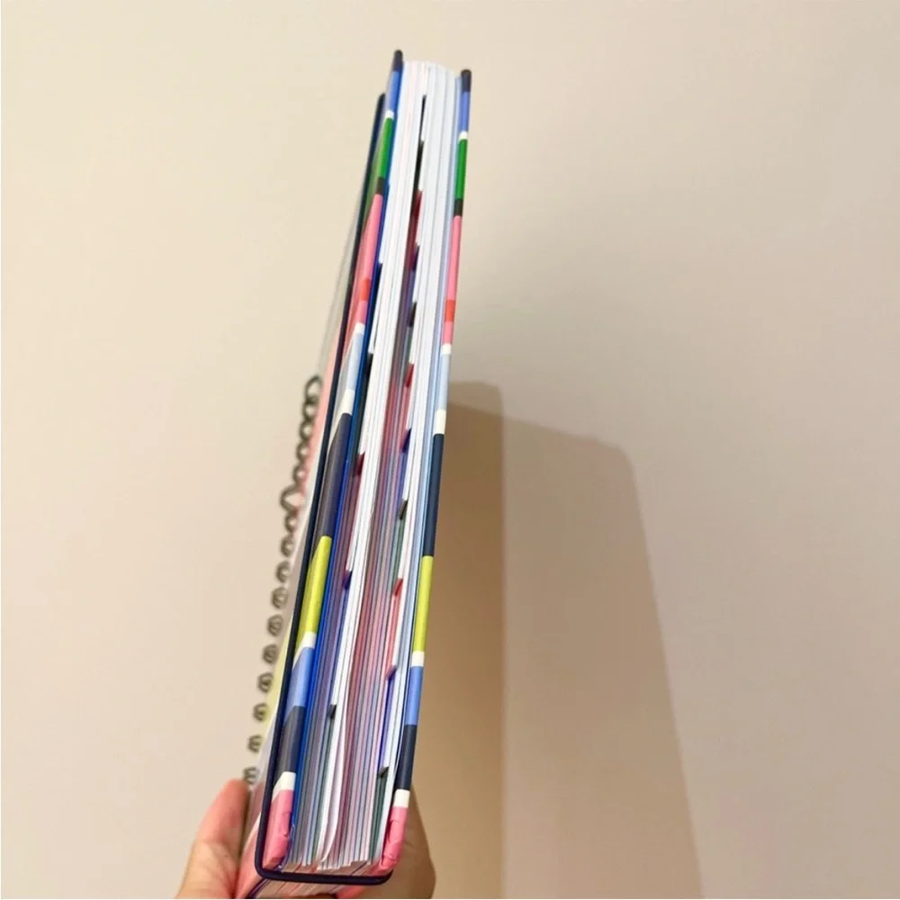 Kate Spade Sunny Day Stripe 2024-25 17-month Mega Planner # K240139